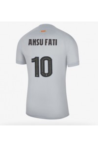 Barcelona Ansu Fati #10 Fotballdrakt Tredje Klær 2022-23 Korte ermer